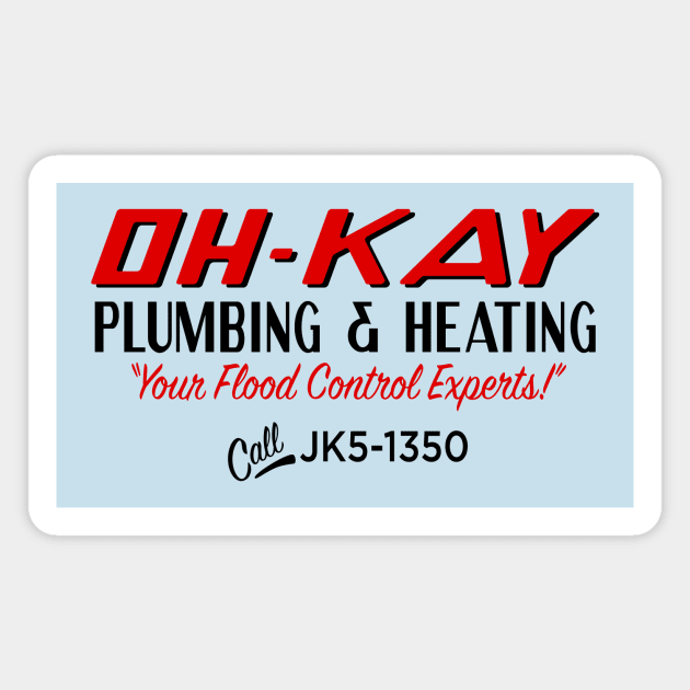 Home Alone OH-KAY Wet Bandits Van Magnet by RetroFitted